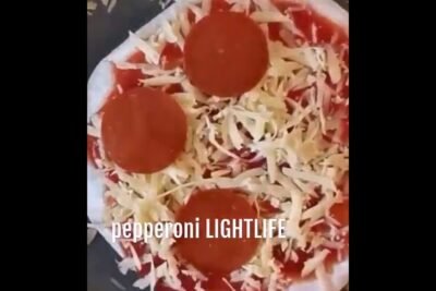Pizza sin gluten vegana