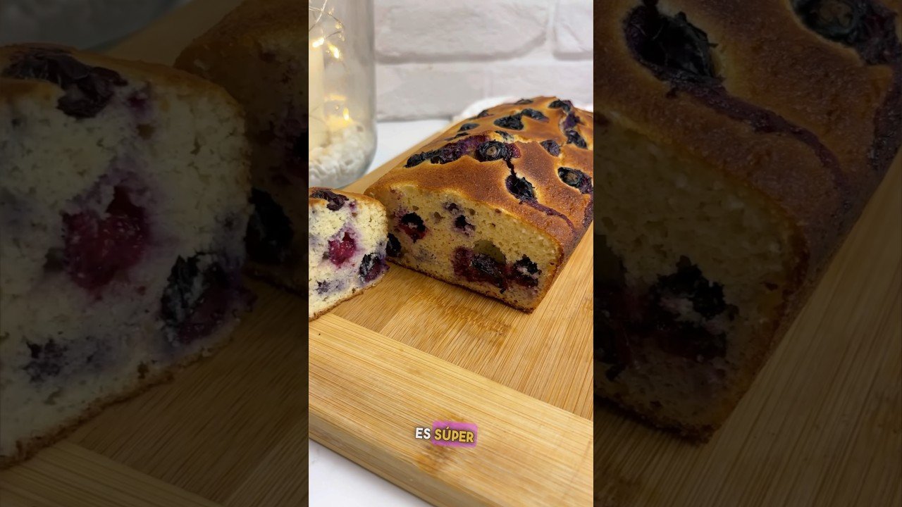 Receta de bizcocho con arándanos sin gluten