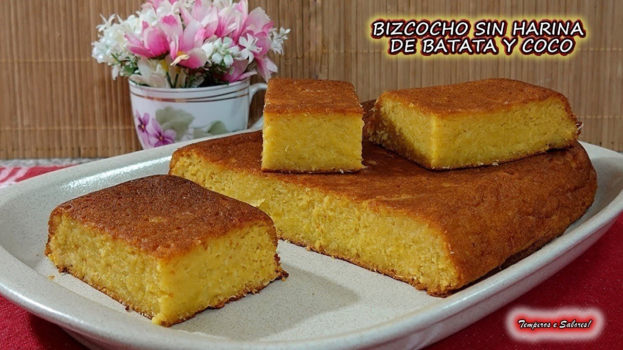 Receta de bizcocho de batata sin gluten