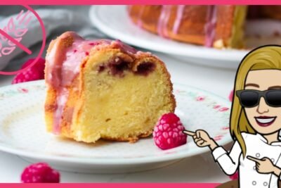 Receta de bizcocho de frambuesa sin gluten