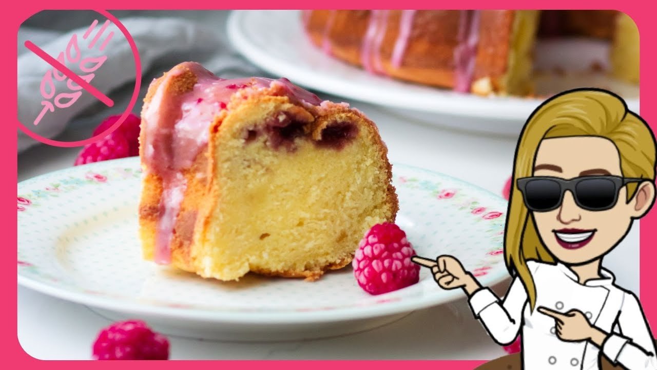 Receta de bizcocho de frambuesa sin gluten