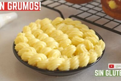 Receta de crema pastelera sin gluten