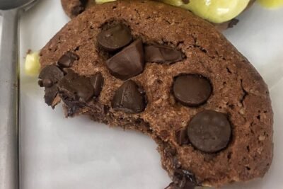 Receta de galletas sin gluten con relleno de chocolate negro