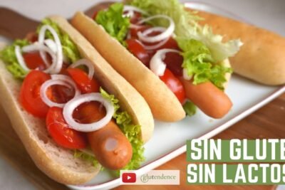 Receta de panecillos para hot dog sin gluten