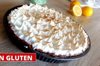 Receta de pie de limón sin gluten