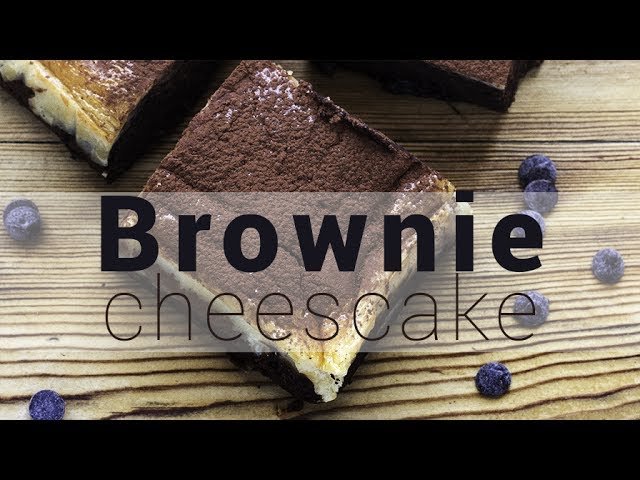 Receta de tarta de brownie y queso sin gluten