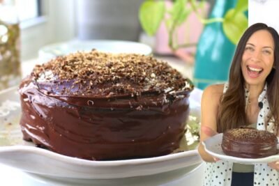Receta de tarta de chocolate y frutos secos sin gluten