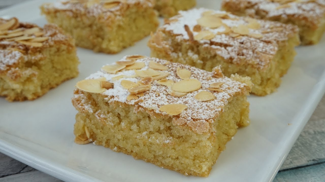 Receta de tarta de crema de almendras sin gluten