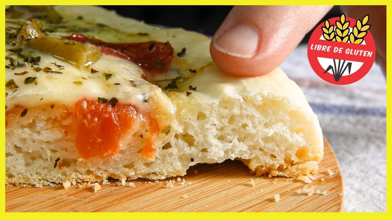 Pizza sin gluten en microondas