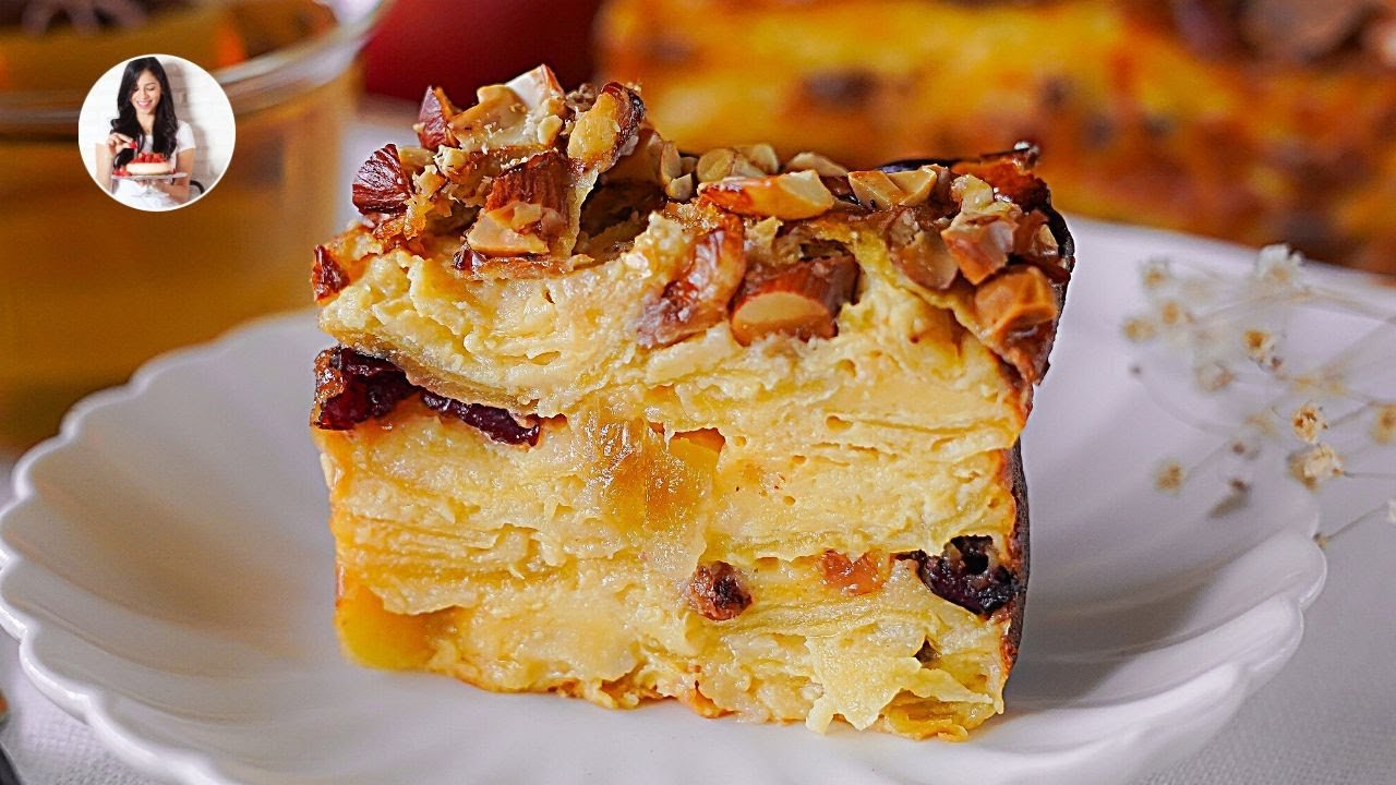 Receta de bizcocho con compota de manzana sin gluten