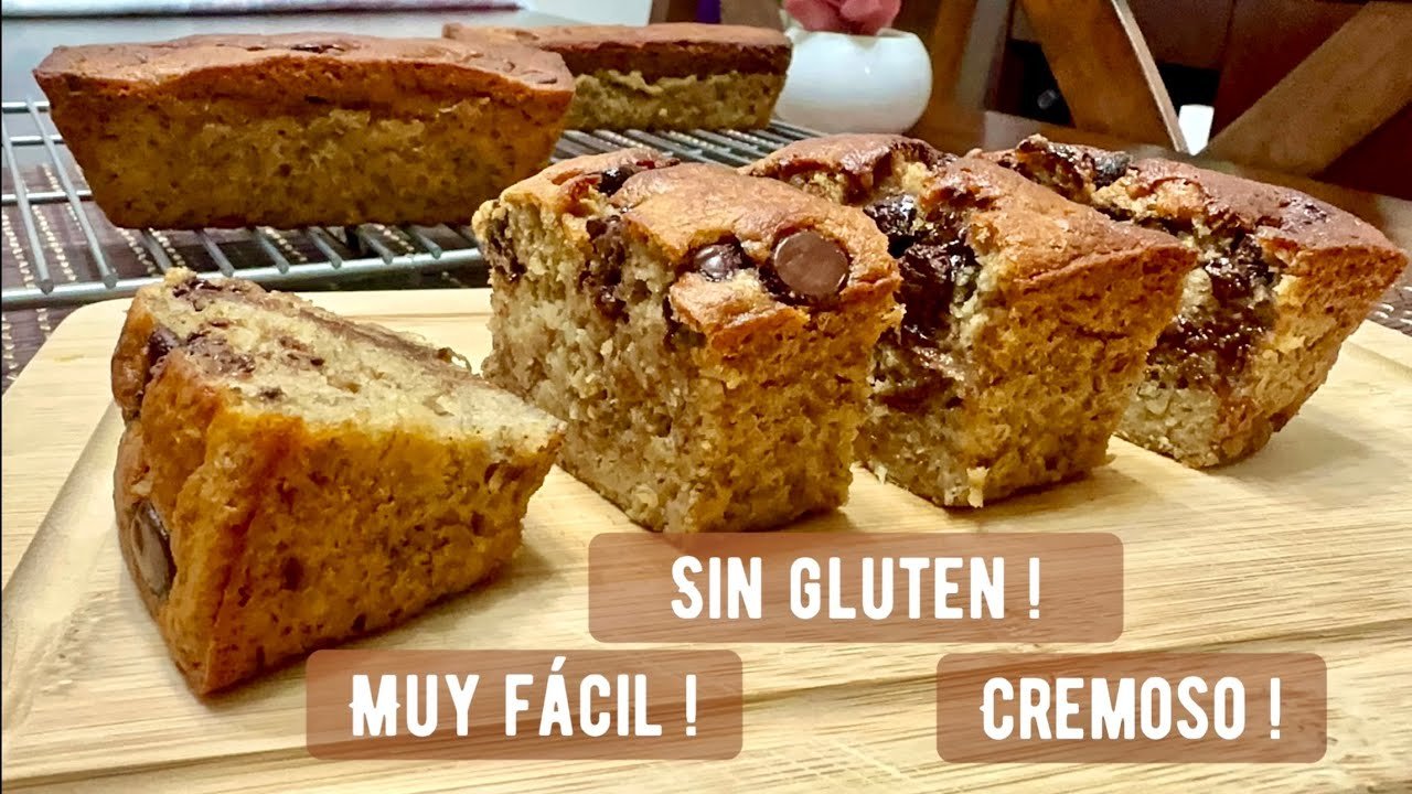 Receta de bizcocho de plátano sin gluten