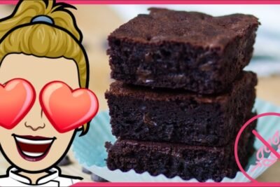 Receta de brownies sin gluten