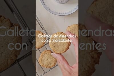 Receta de galletas sin gluten con almendras laminadas