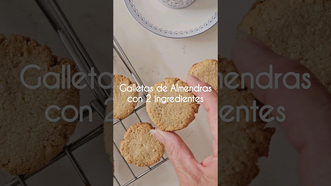 Receta de galletas sin gluten con almendras laminadas