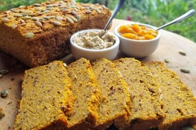 Receta de pan de calabaza sin gluten