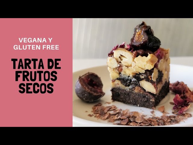Receta de tarta de frutos secos sin gluten